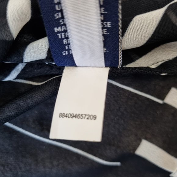 Chaps Women's Sheer Drop Shoulder Wide Sleeve Blouse Size M - Picture 7 of 8